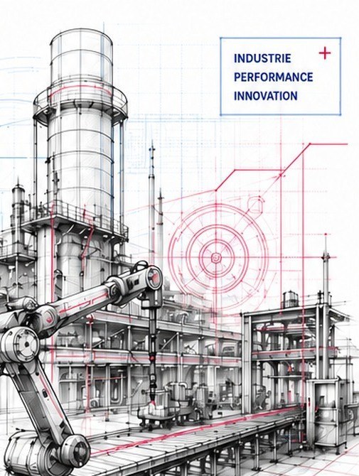 OMNIATEC industrial fields of intervention sketch